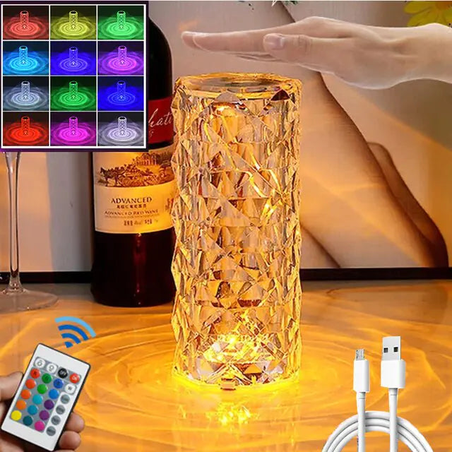 16Colors USB Rechargeable LED Atmosphere Room Decor