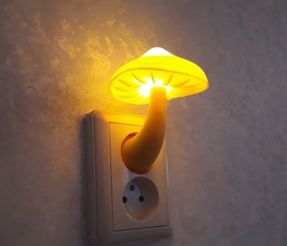 Mushroom Night Light with Sensor
