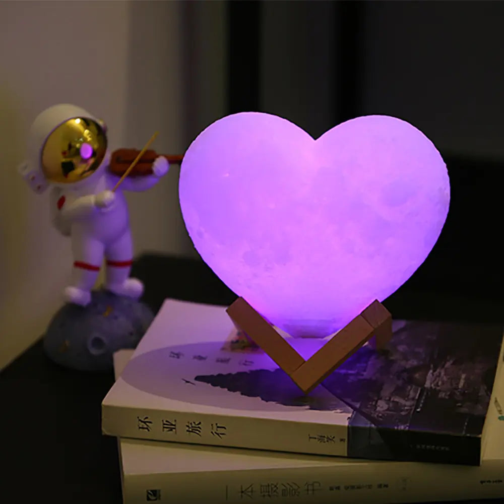 ZK20 Heart-Shaped Moon Lamp