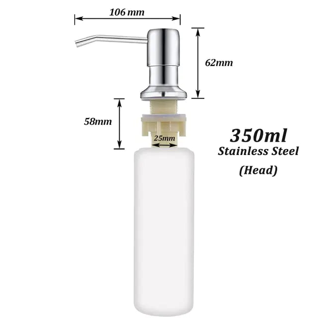 Stainless Steel Soap Dispenser Kit