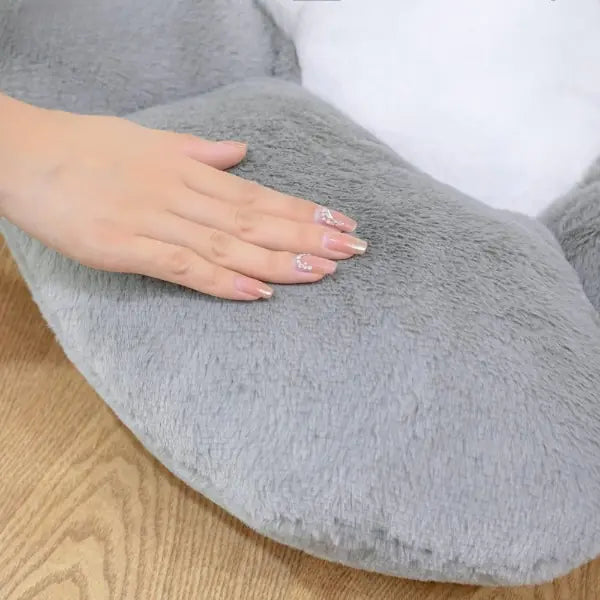 Cat Bear Paw Plush Seat Cushion - Indoor Floor Stuffed Sofa Decor Pillow