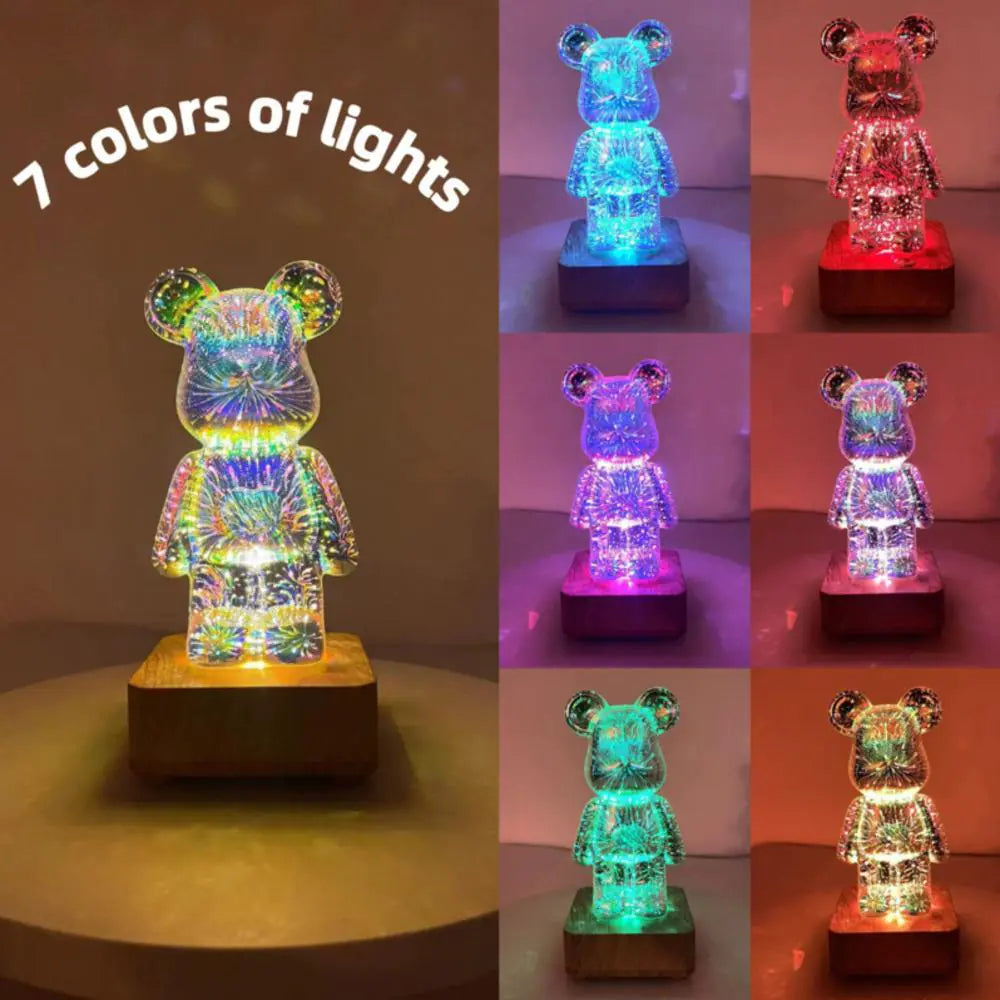 3D Bear LED Atmosphere Lamp